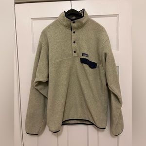 Patagonia Lightweight Synchilla Snap-T Pullover Oatmeal Heather Medium